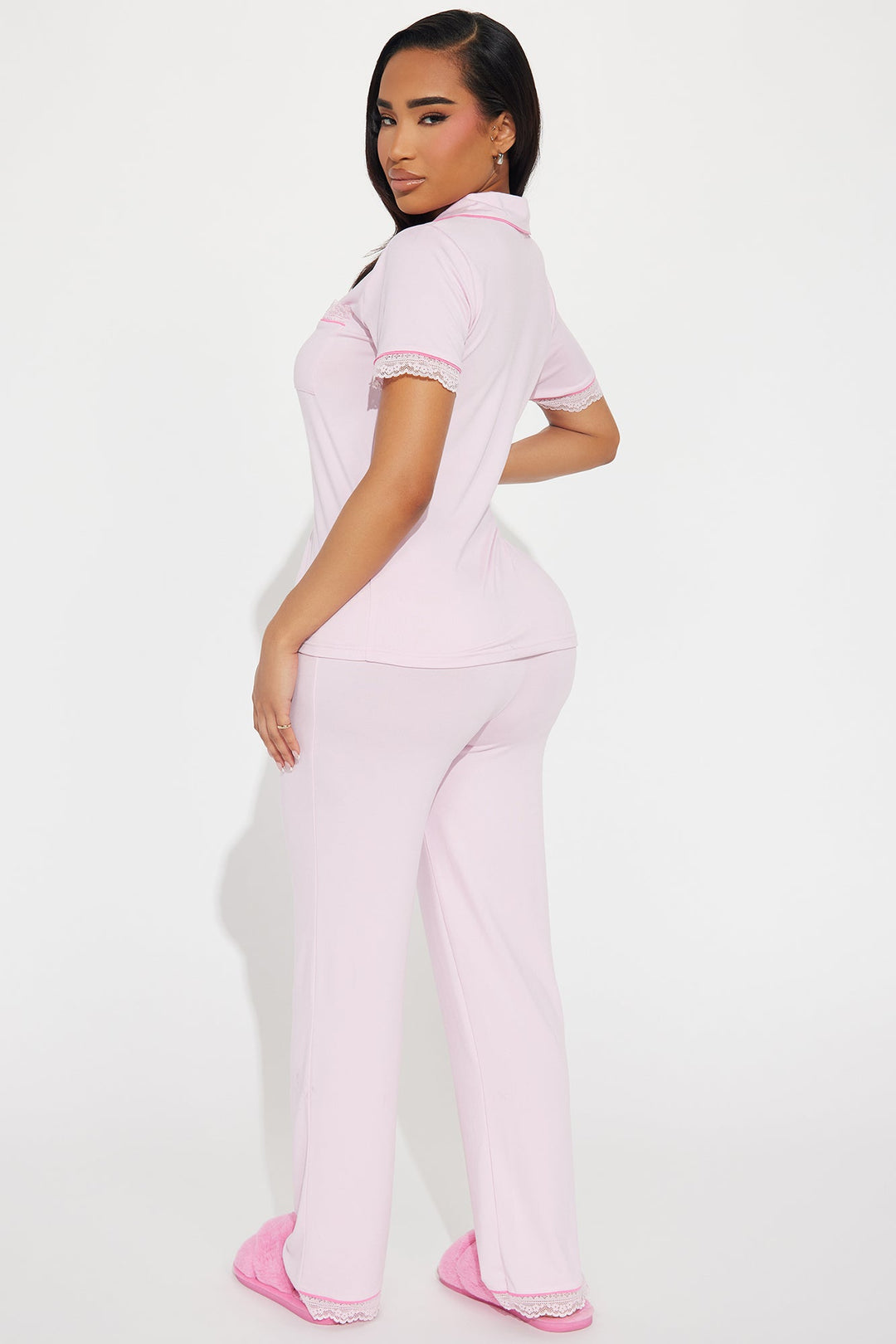 Ezara | Rosé Dreams – 2 Piece PJ Pant Set