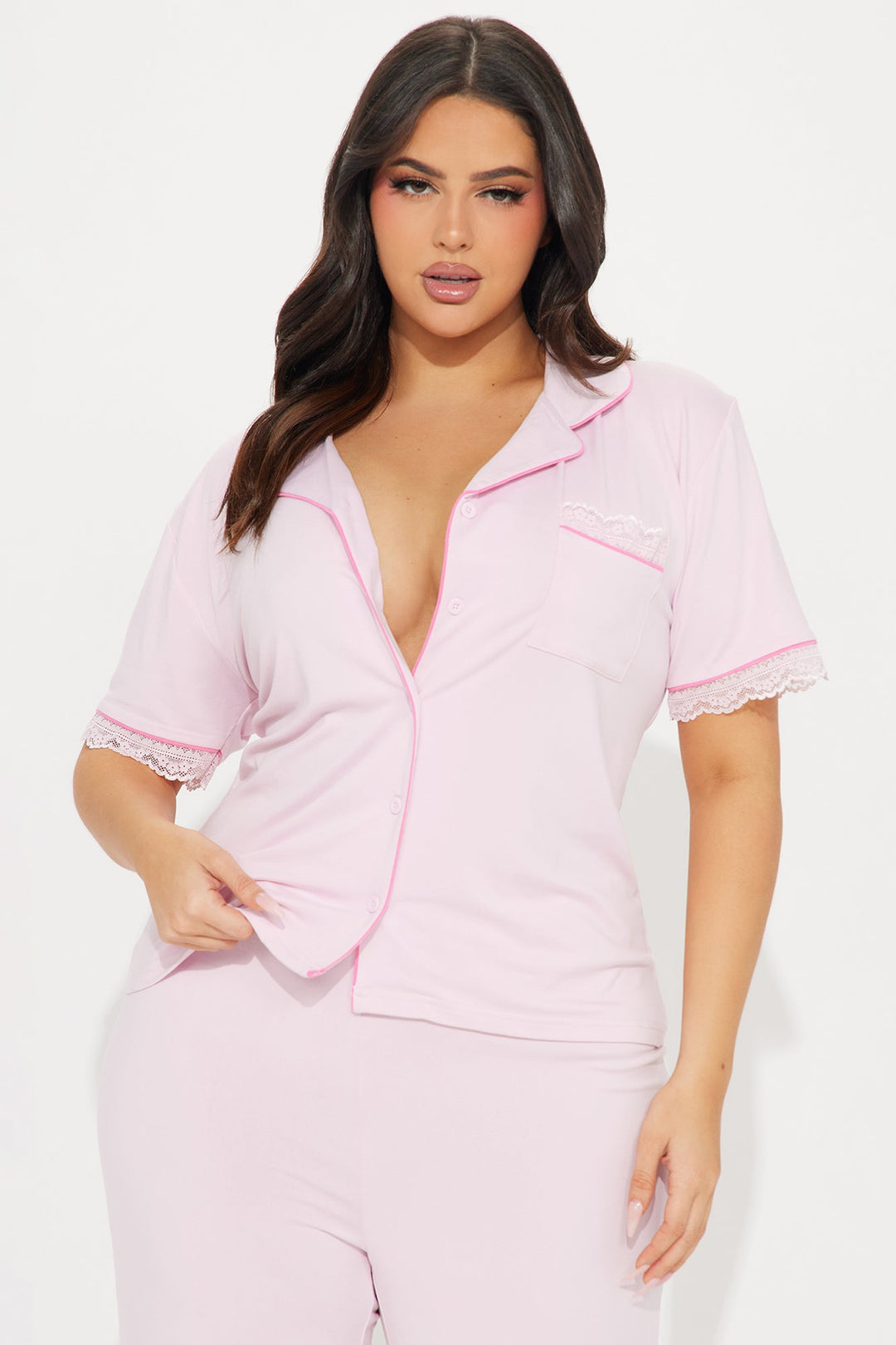 Ezara | Rosé Dreams – 2 Piece PJ Pant Set