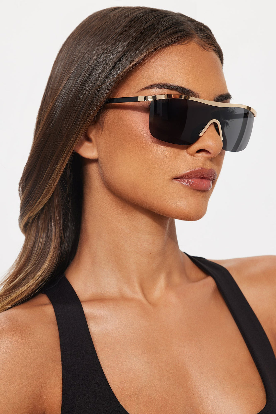 Ezara | Keep It Cute – Rimless Shield Sunglasses