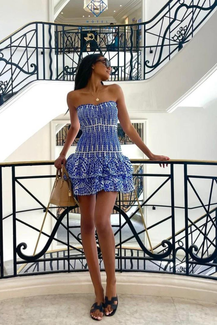 Ezara | Cerys Ruffle Mini Dress