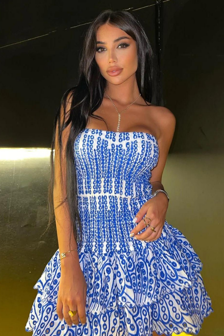 Ezara | Cerys Ruffle Mini Dress