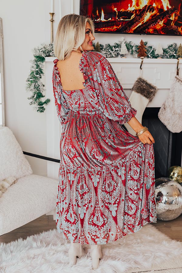 Ezara | Midnight Mantra Velvet Midi Dress