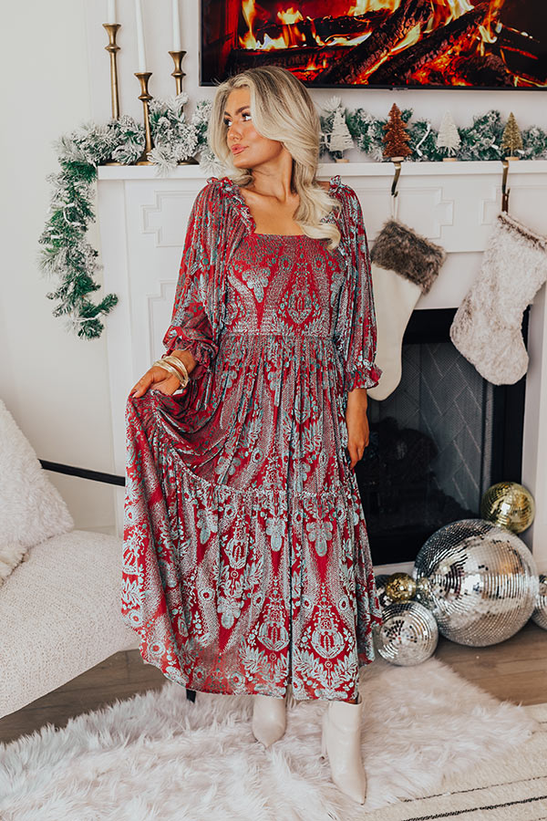 Ezara | Midnight Mantra Velvet Midi Dress