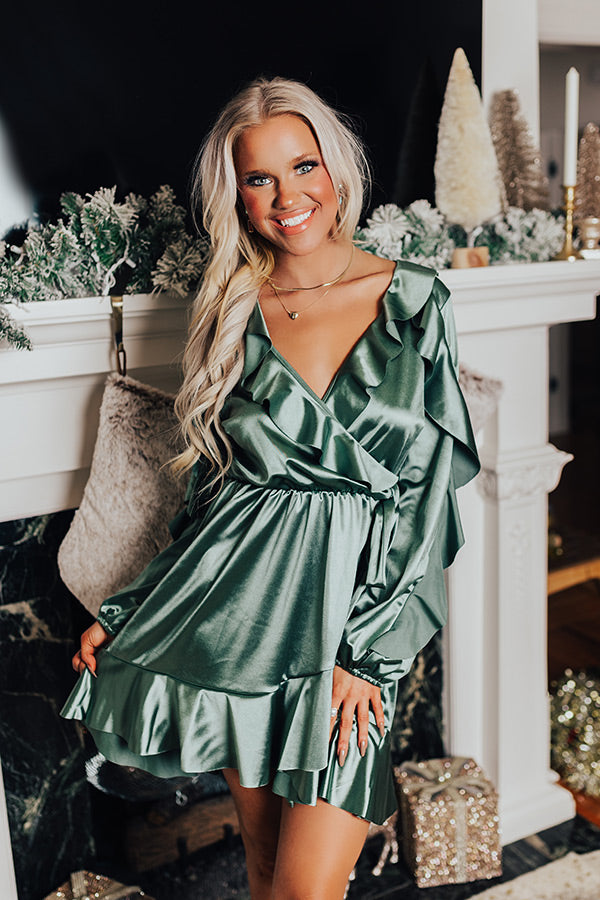 Ezara | Simple & Elegant Satin Mini Dress