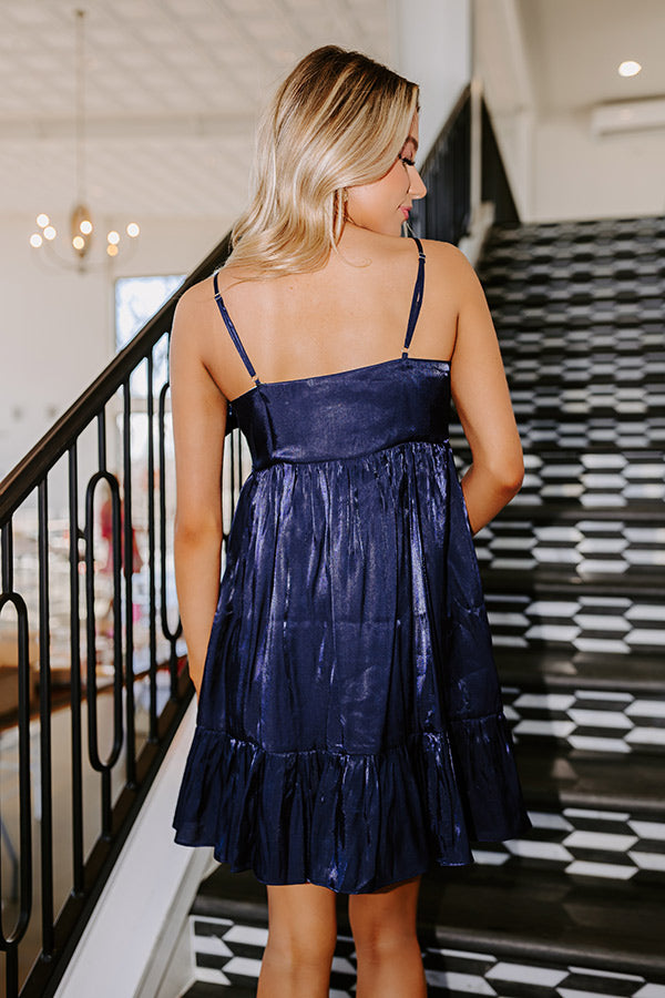 Ezara | Put A Bow On It Asymmetrical Mini Dress