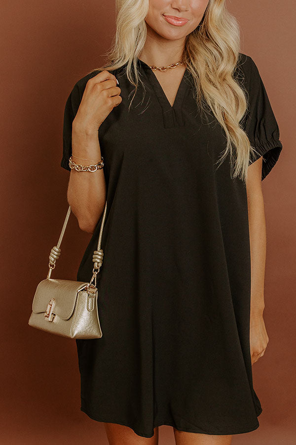 Ezara | Broadway Muse Mini Dress in Black