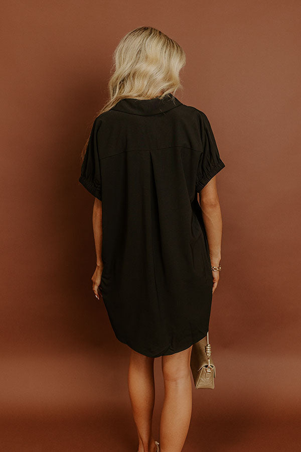 Ezara | Broadway Muse Mini Dress in Black