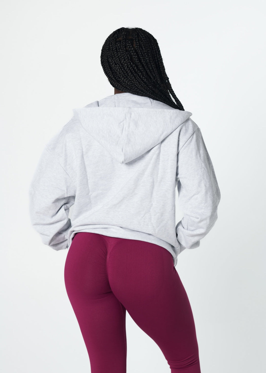 Ezara | Light Grey Active Oversized Jacket