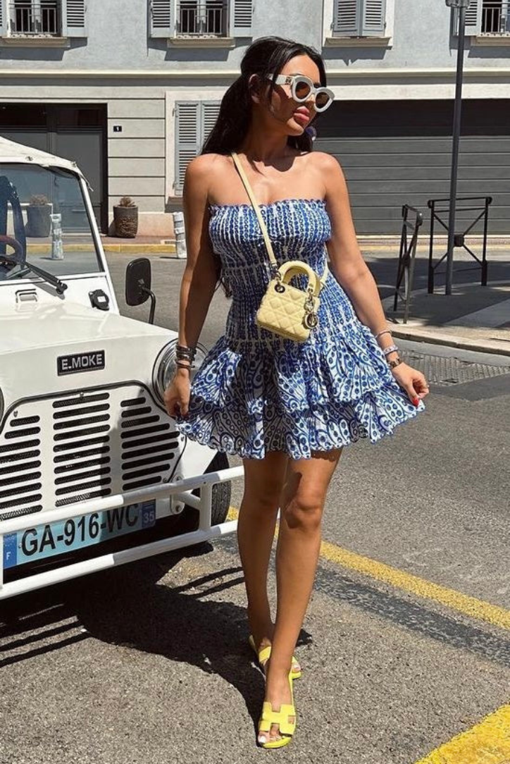 Ezara | Cerys Ruffle Mini Dress