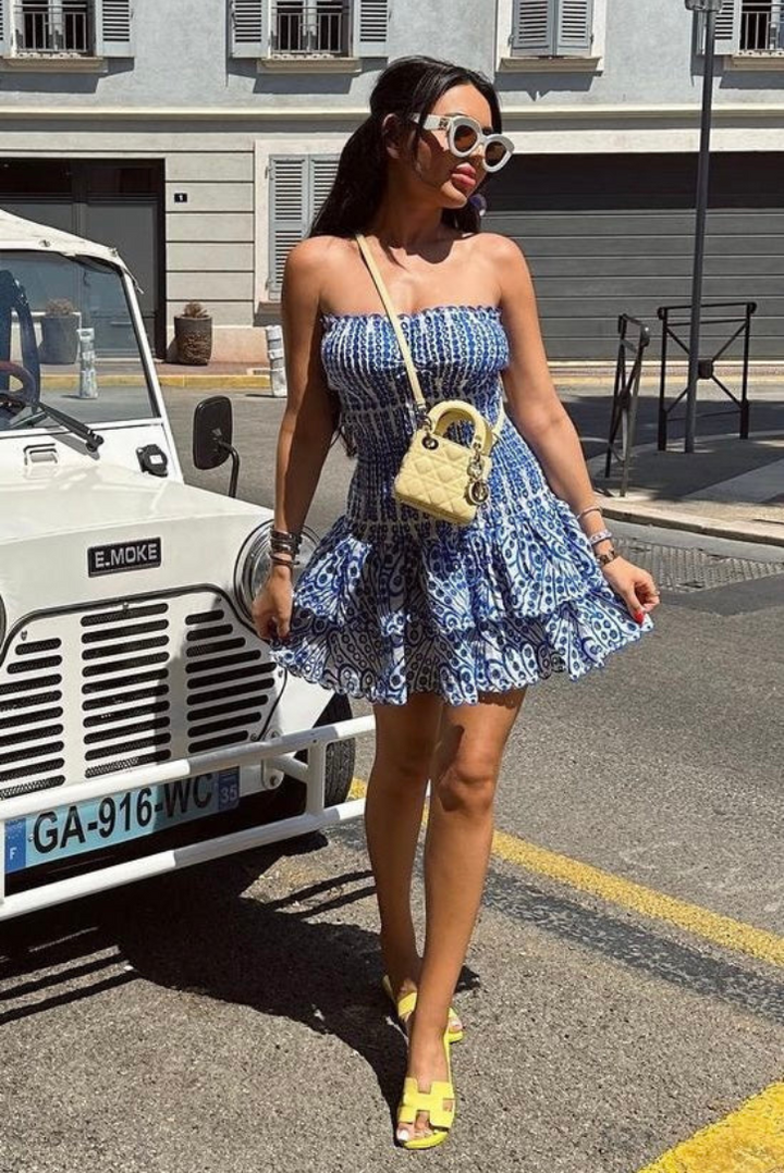 Ezara | Cerys Ruffle Mini Dress