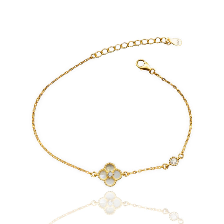 L&A - Single Clover Bracelet | 925 Sterling Silver