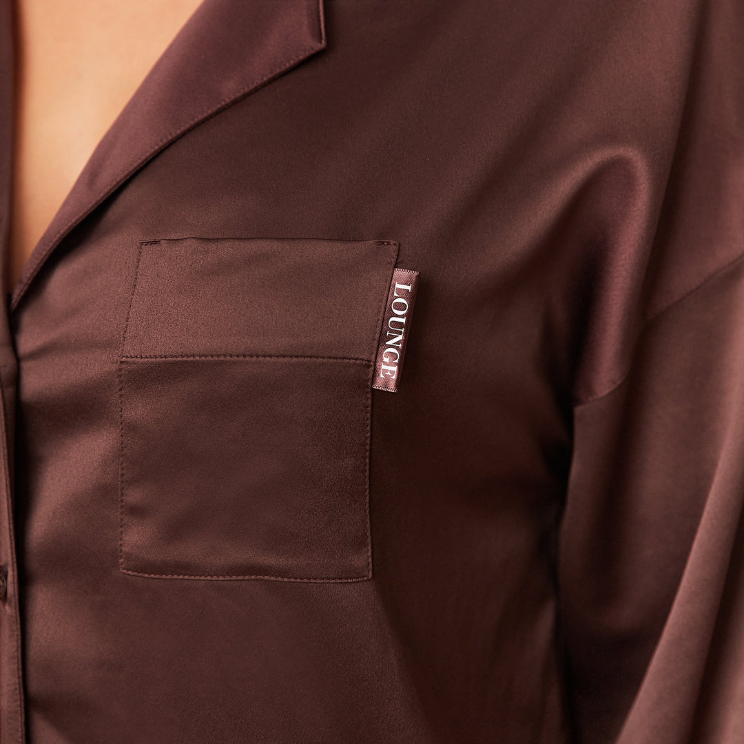 Ezara | The Velvet Dawn Satin Pyjama Set