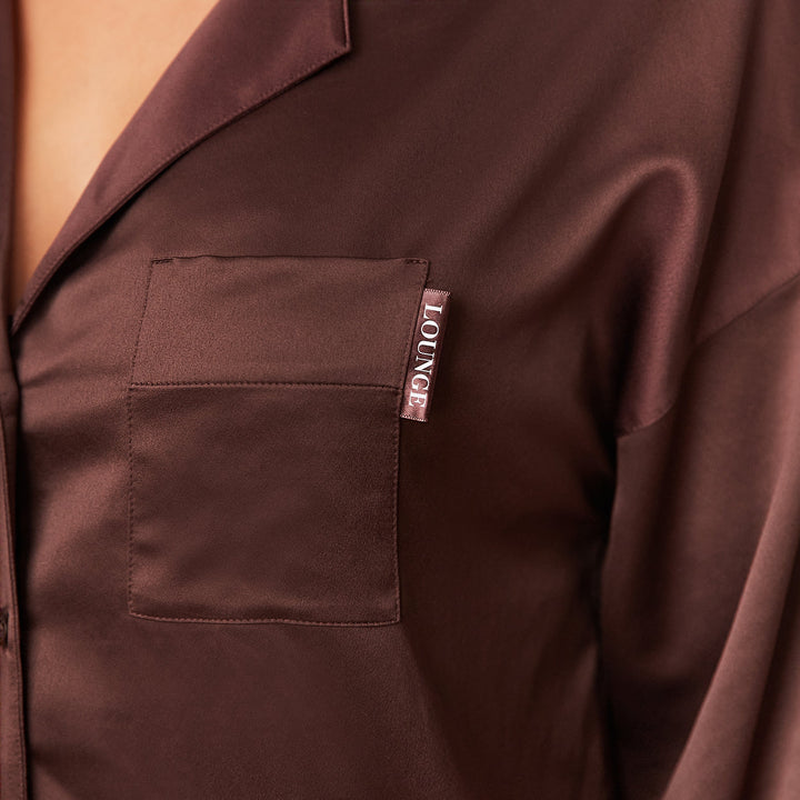 Ezara | The Velvet Dawn Satin Pyjama Set