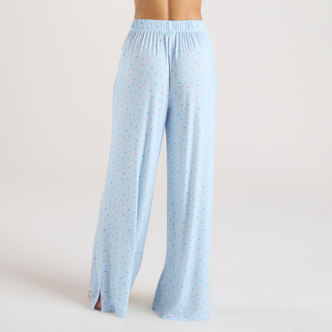 Ezara | The Azure Bloom Modal Pyjama Trousers