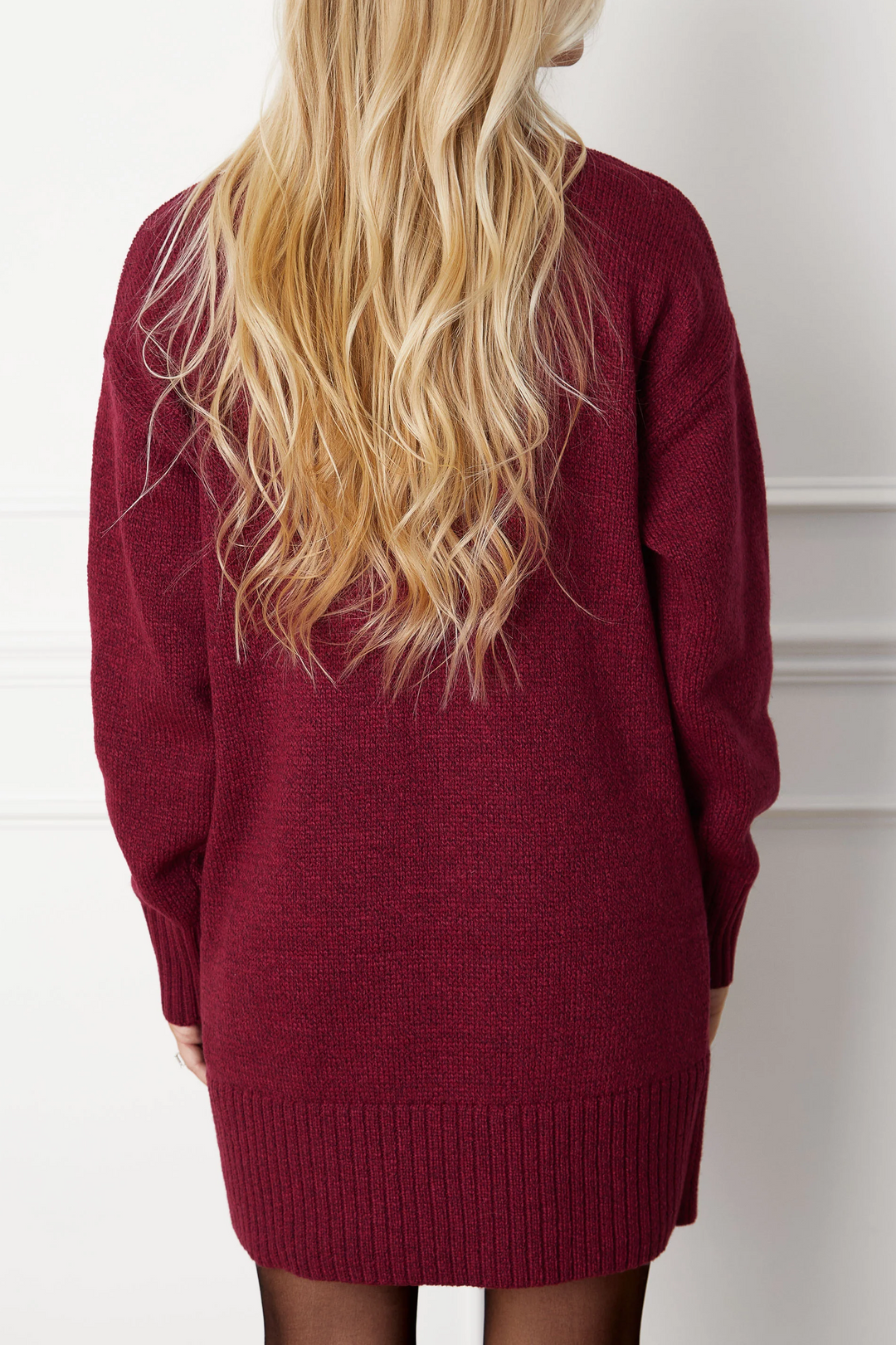 Ezara | Bone Cozy Turtleneck Sweater Dress