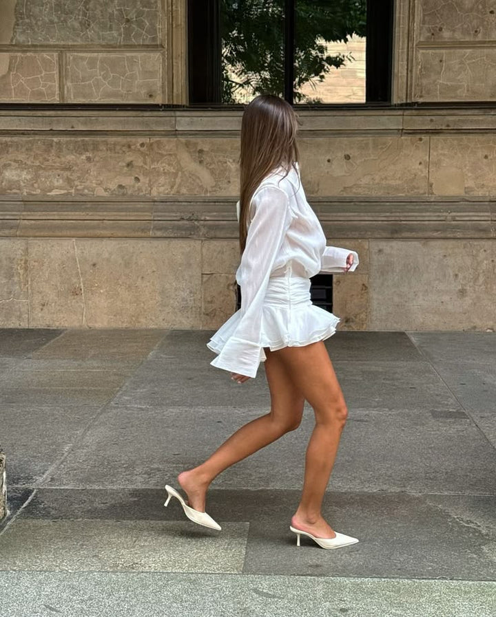 L&A | Brynlee Pleated Mini Dress