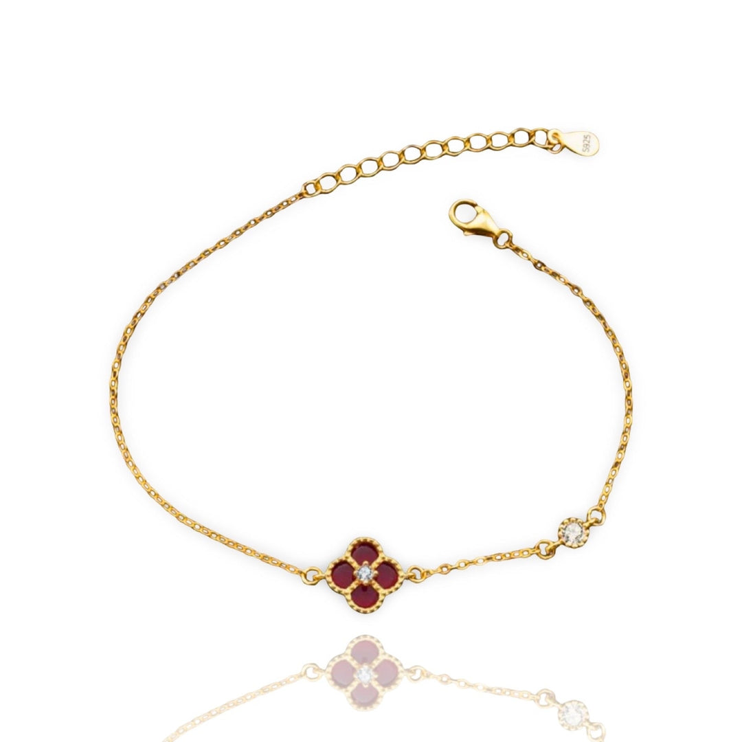 L&A - Single Clover Bracelet | 925 Sterling Silver