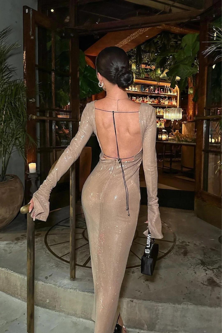 Ezara | Coraline Sequins Midi Dress