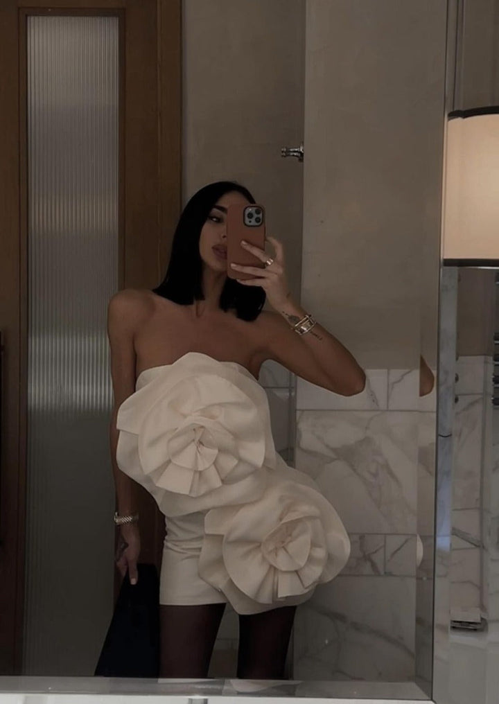 L&A | Alana Fleur Strapless Mini Dress