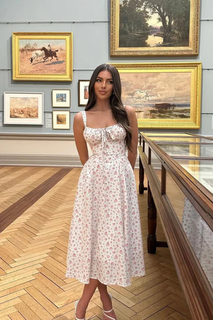 Ezara | Meredith Corset Midi Dress