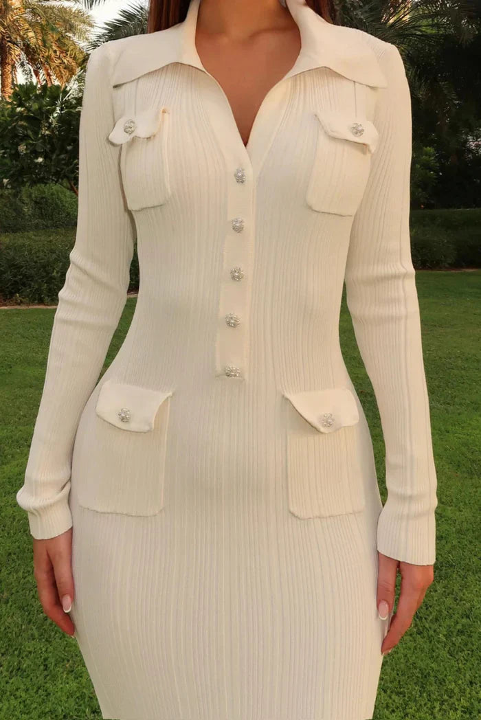 Ezara | Pippa Knitted Midi Dress