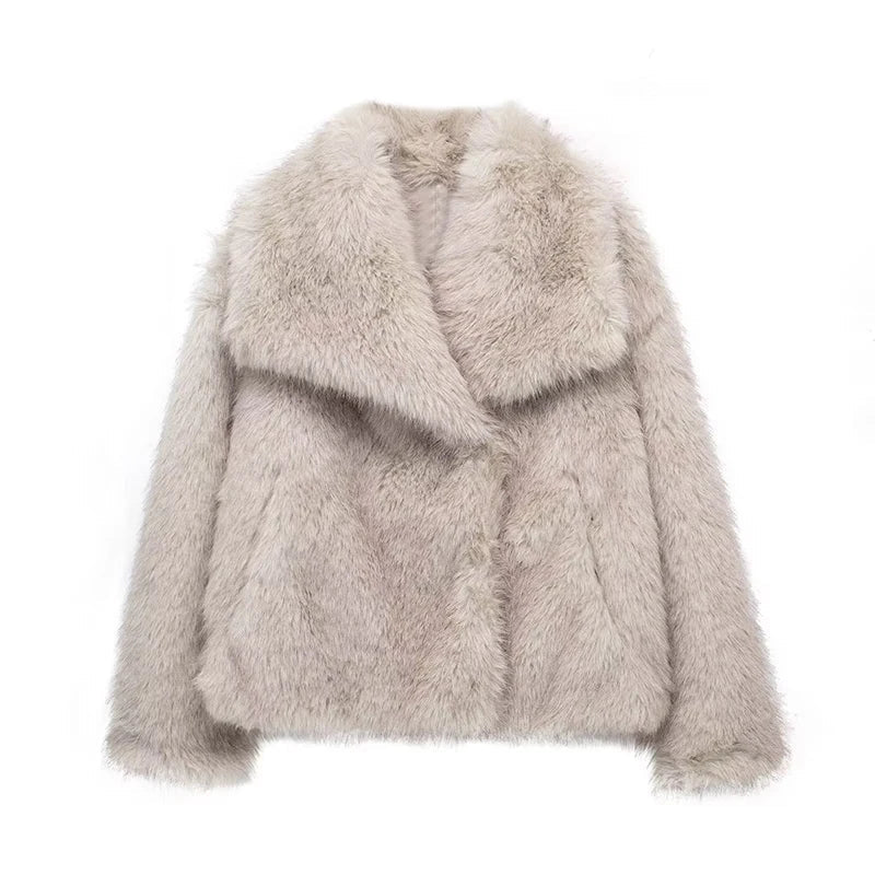 Ezara | The Abrielle Luxe Faux Fur Coat