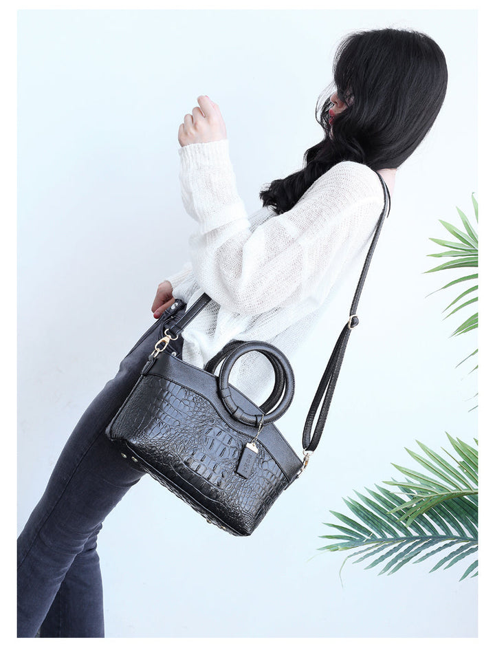 L&A | Oriana - Retro Gradient Crocodile Handbag