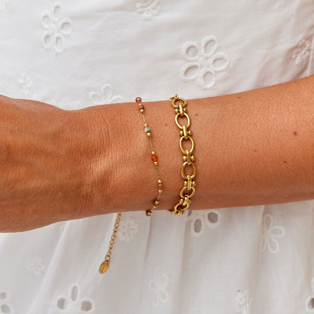 L&A | Celina Beaded Stone Bracelet