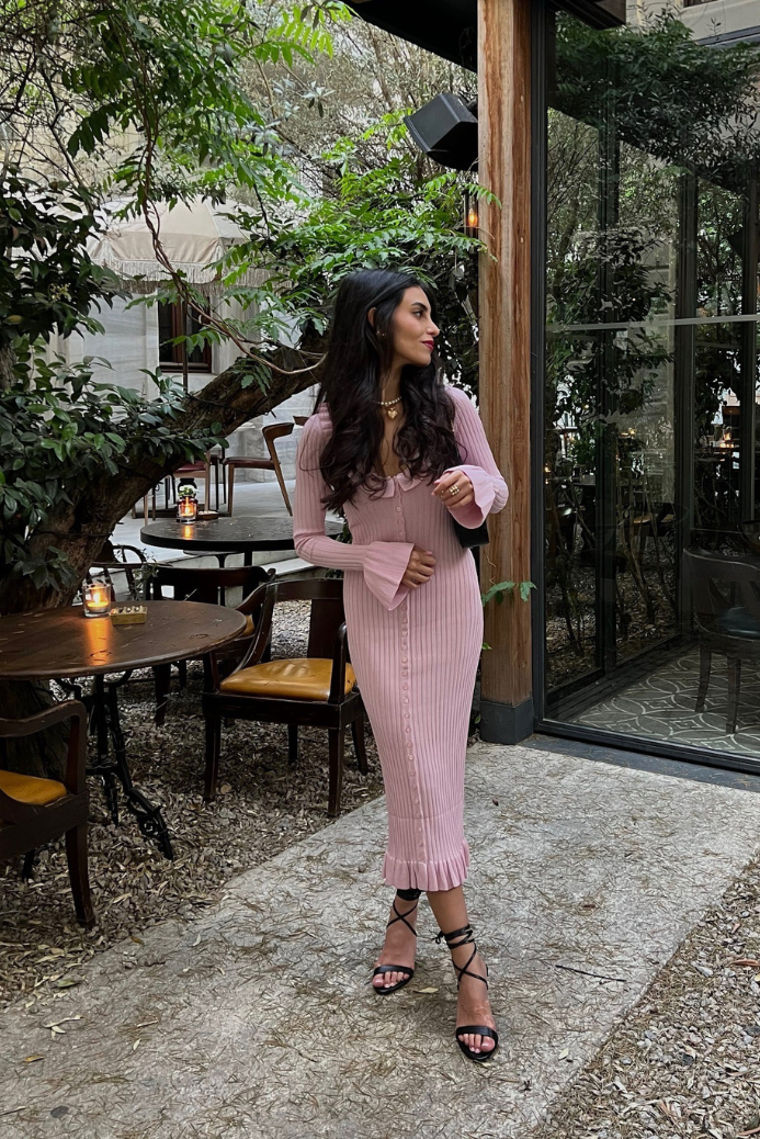 Ezara | Neoma Casual Long Sleeved Midi Dress