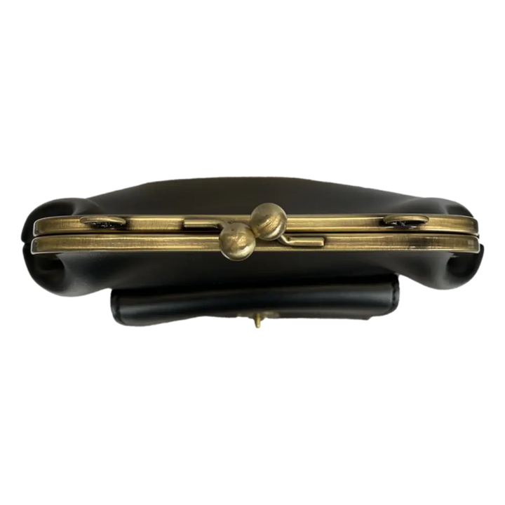 L&A | Anna - Chic Leather Bag with Kiss-Lock Closure