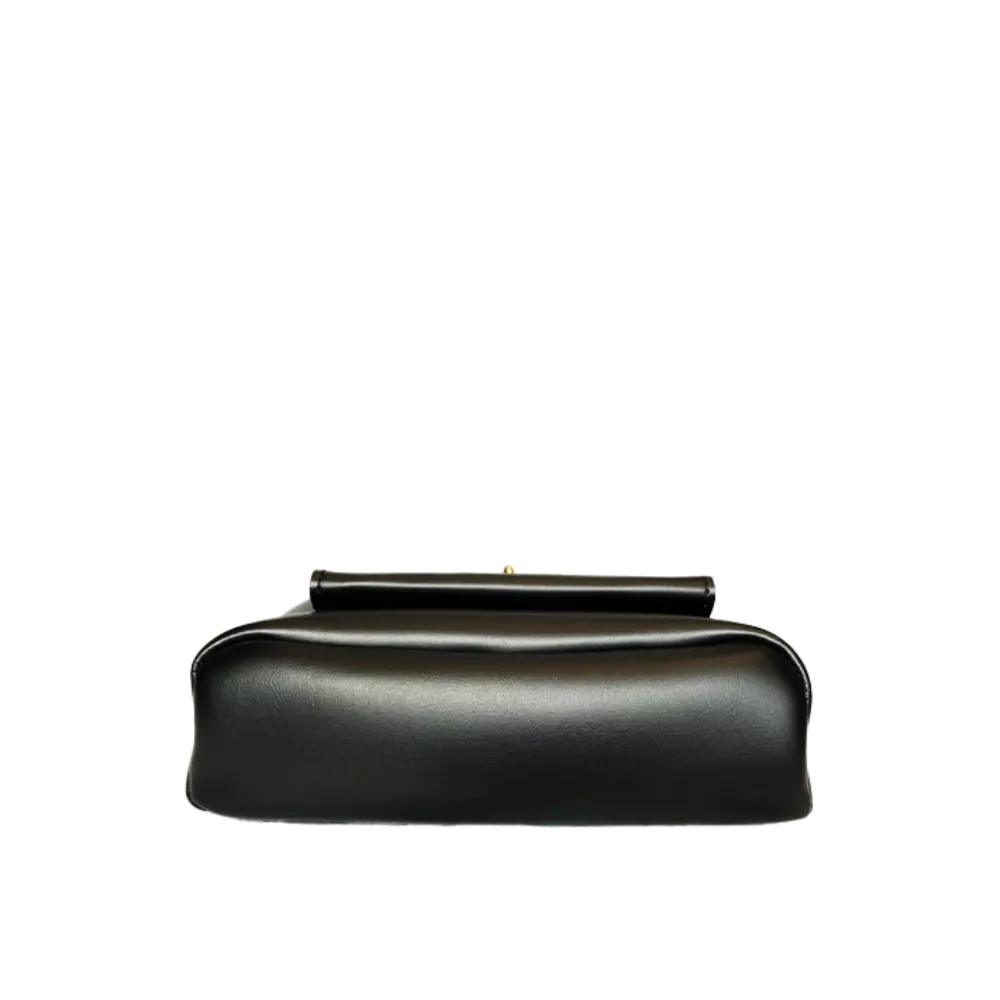 L&A | Anna - Chic Leather Bag with Kiss-Lock Closure