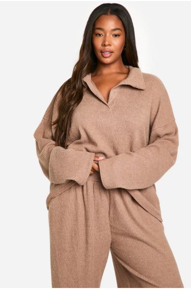 Ezara | SoftRib Lounge Co-Ord Set