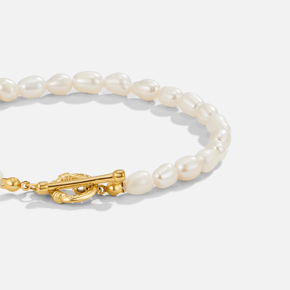 L&A | Selene Pearl Link Bracelet