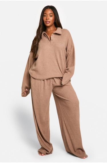 Ezara | SoftRib Lounge Co-Ord Set