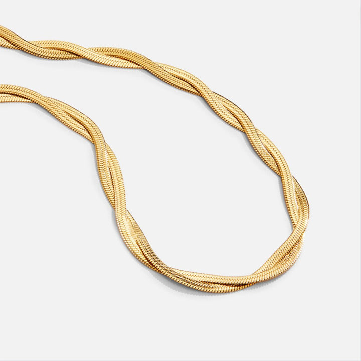 L&A | Chiara Twist Snake Chain Necklace