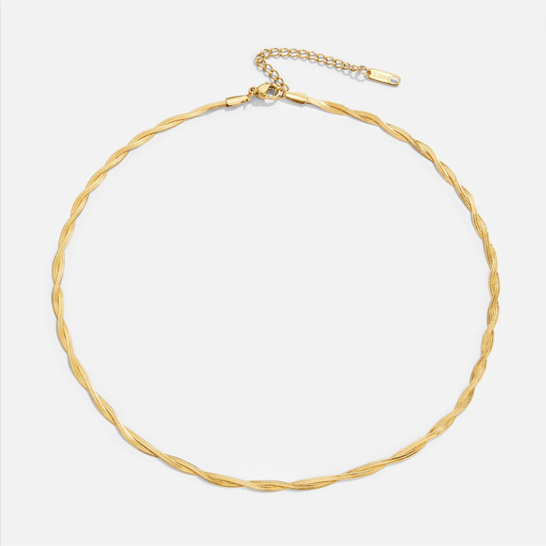 L&A | Chiara Twist Snake Chain Necklace