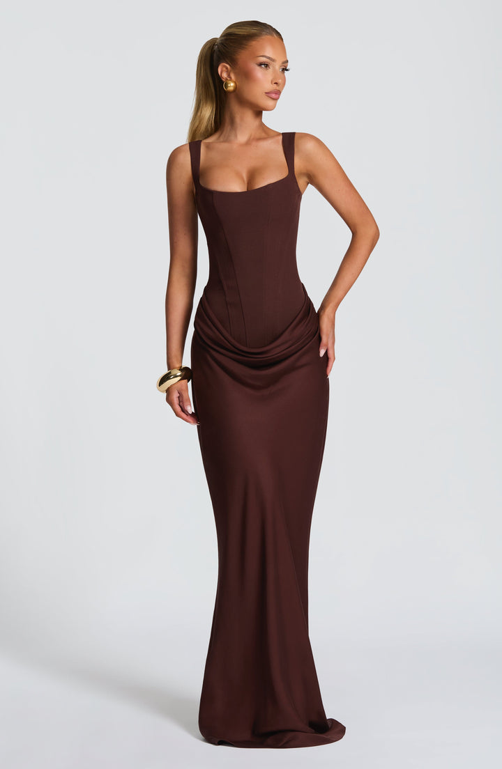 Ezara | Solène Sculpted Maxi Dress