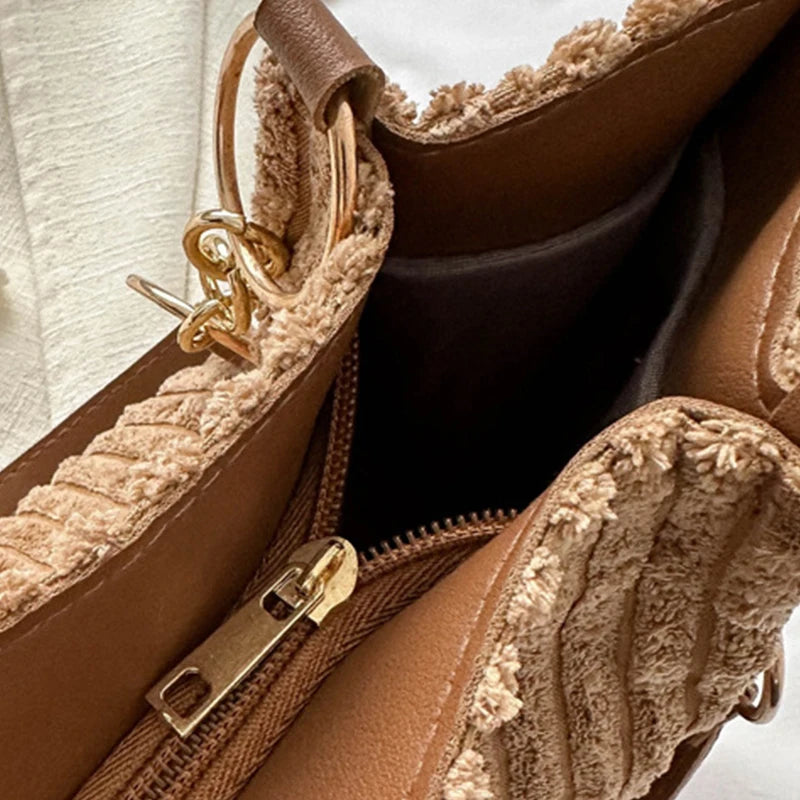 L&A | Onyx - Large Capacity Corduroy Tote Bag