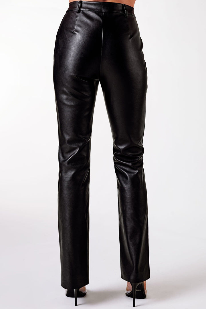 L&A | Aurora Luxe Slim Leather Pants