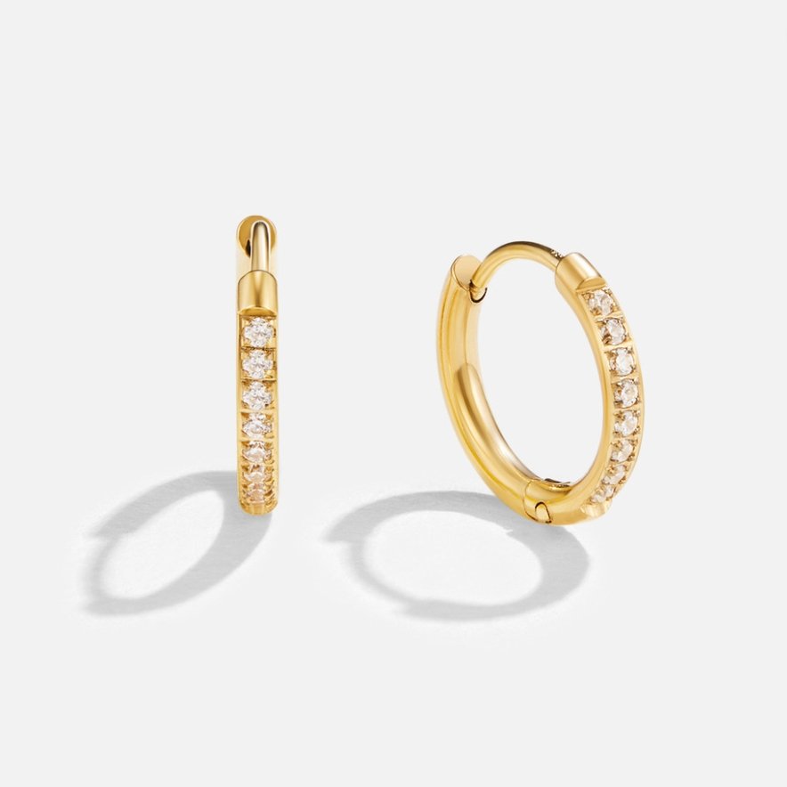 L&A | Aurora Eternity Crystal Hoop Earrings