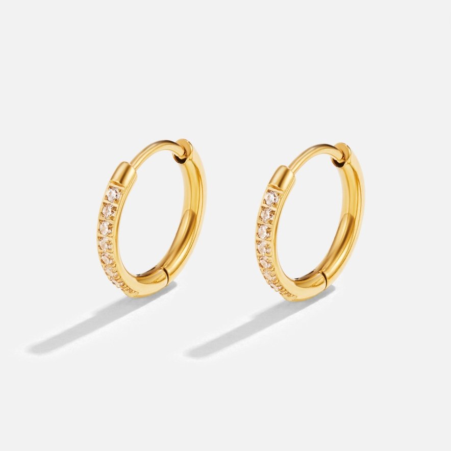 L&A | Aurora Eternity Crystal Hoop Earrings
