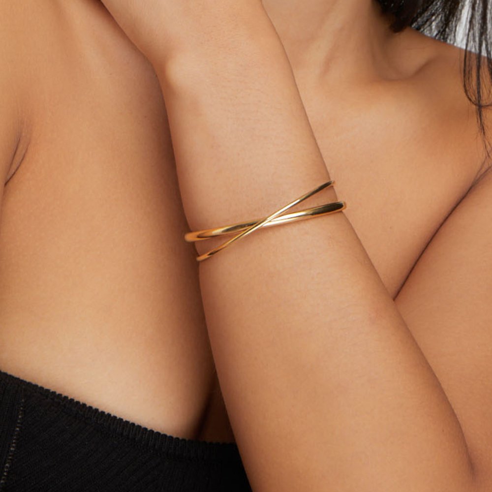 L&A | Aurelia Gold Twist Bracelet