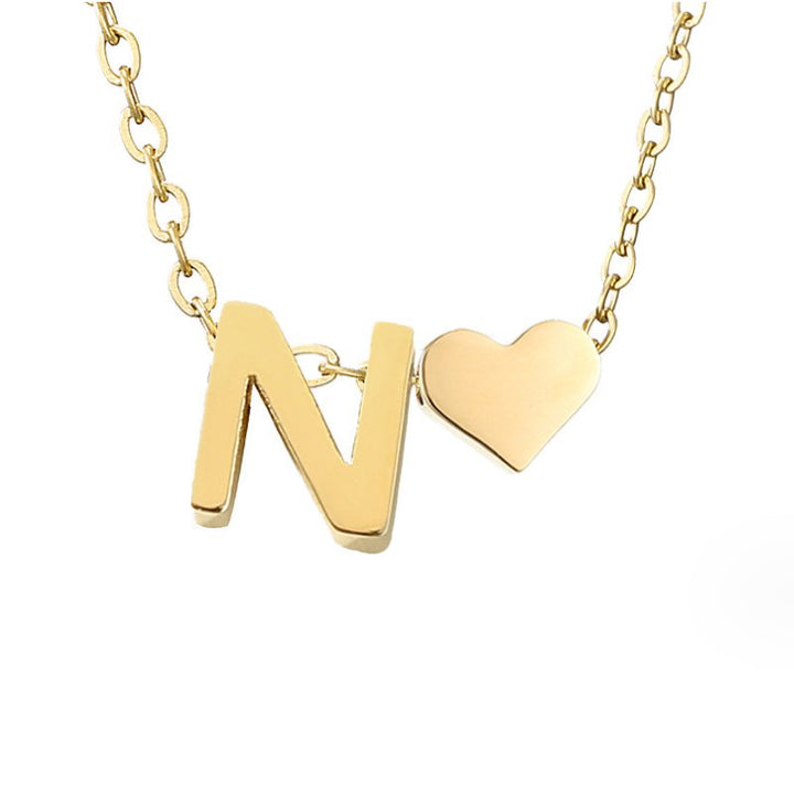 L&A | Forever Love Letter Gold Necklace