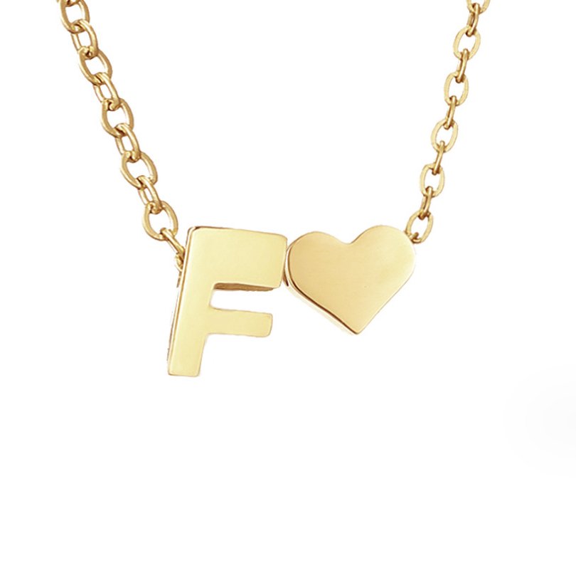 L&A | Forever Love Letter Gold Necklace