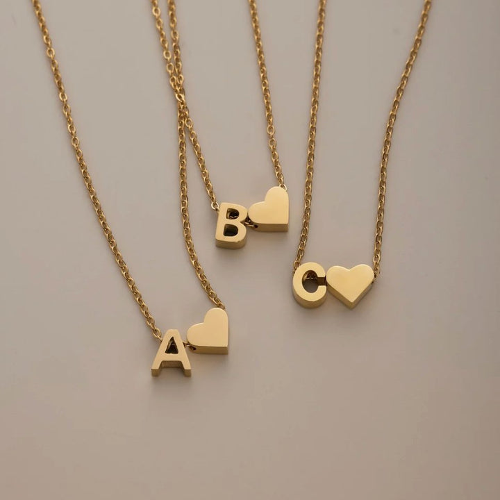 L&A | Forever Love Letter Gold Necklace
