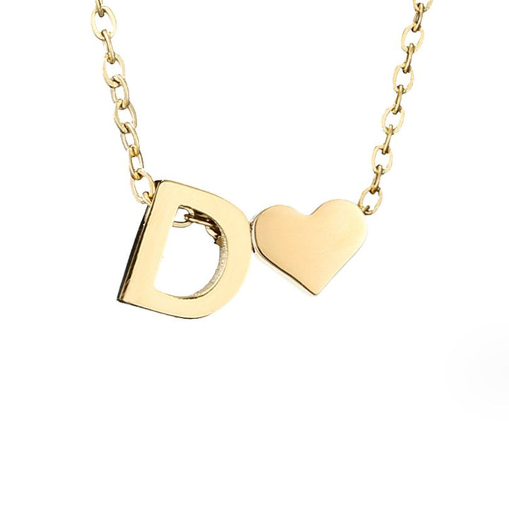 L&A | Forever Love Letter Gold Necklace