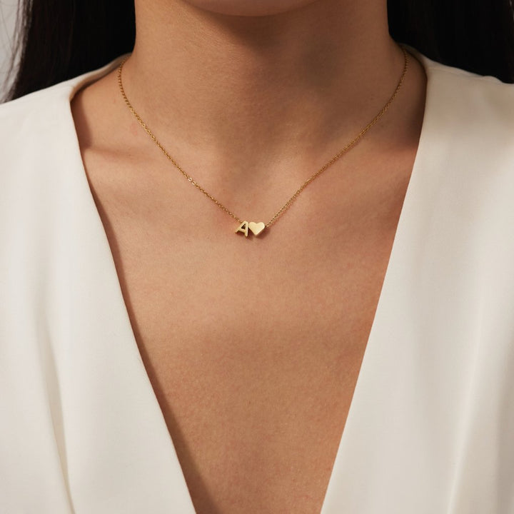 L&A | Forever Love Letter Gold Necklace
