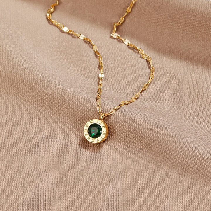 L&A | Emerald Athena Crystal Necklace