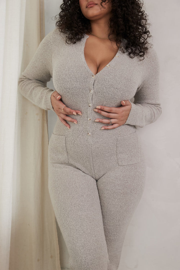 Ezara | Tigra Knit Loungewear Jumpsuit