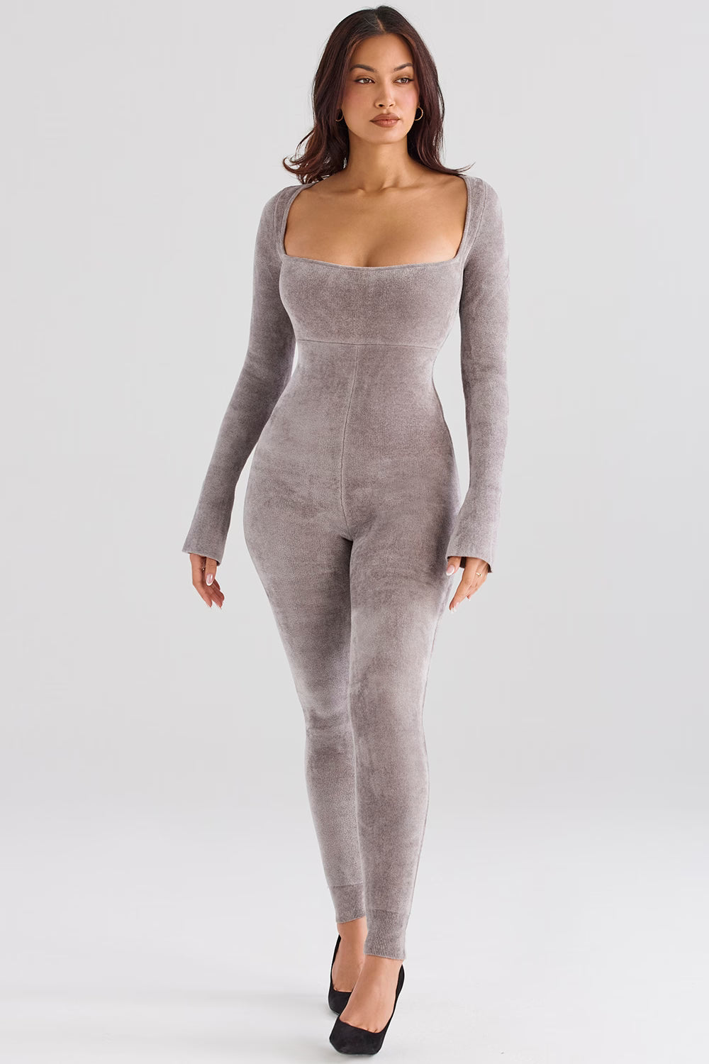 Ezara | Isis Sculpted Chenille Jumpsuit